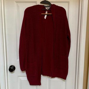 Aeropostale Red Cardigan